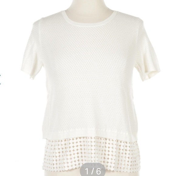 Sachin & Babi Leo Short Sleeve Sweater